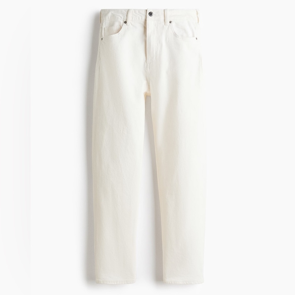 H&M Mom Slim Fit High-Waist Ankle Jeans